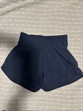 Lululemon Track That Navy Shorts